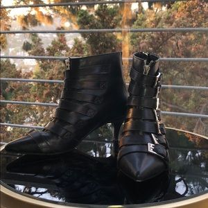 Archive The Wooster Black Leather Booties